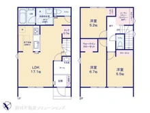 【神奈川県/川崎市麻生区片平】川崎市麻生区片平4丁目 新築一戸建て 間取り図