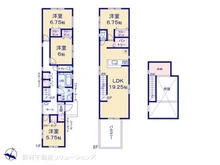 【東京都/多摩市貝取】多摩市貝取 新築一戸建て 間取り図