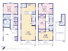 【神奈川県/川崎市多摩区菅馬場】川崎市多摩区菅馬場1丁目 新築一戸建て 間取り図