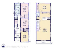 【神奈川県/横浜市港北区下田町】横浜市港北区下田町3丁目 新築一戸建て 間取り図