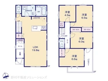 【神奈川県/横浜市港北区下田町】横浜市港北区下田町3丁目 新築一戸建て 間取り図