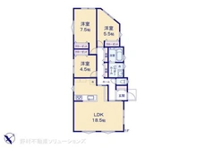 【神奈川県/横浜市港北区鳥山町】横浜市港北区鳥山町 新築一戸建て 間取り図