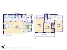 【神奈川県/横浜市港北区新吉田東】横浜市港北区新吉田東1丁目 新築一戸建て 間取り図