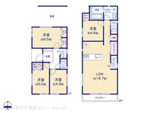 【神奈川県/横浜市港北区新吉田東】横浜市港北区新吉田東1丁目 新築一戸建て 間取り図