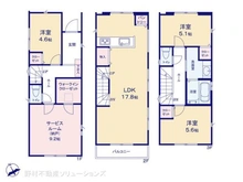 【神奈川県/横浜市港北区菊名】横浜市港北区菊名3丁目 新築一戸建て 間取り図