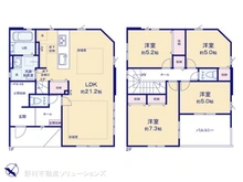 【神奈川県/横浜市港北区高田西】横浜市港北区高田西4丁目 新築一戸建て 間取り図