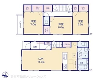 【神奈川県/横浜市港北区篠原北】横浜市港北区篠原北1丁目 新築一戸建て 間取り図