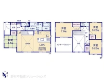 【神奈川県/横浜市磯子区杉田】横浜市磯子区杉田8丁目 新築一戸建て 間取り図