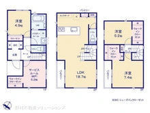 【神奈川県/横浜市金沢区平潟町】横浜市金沢区平潟町 新築一戸建て 間取り図
