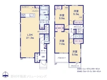 【神奈川県/横浜市金沢区寺前】横浜市金沢区寺前2丁目 新築一戸建て 間取り図