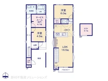 【神奈川県/横浜市金沢区六浦】横浜市金沢区六浦3丁目 新築一戸建て 間取り図