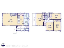 【神奈川県/横浜市金沢区片吹】横浜市金沢区片吹 新築一戸建て 間取り図