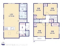 【神奈川県/横浜市港南区笹下】横浜市港南区笹下2丁目 新築一戸建て 間取り図