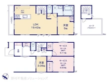 【神奈川県/横浜市港南区大久保】横浜市港南区大久保3丁目 新築一戸建て 間取り図