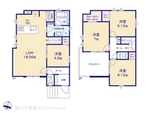 【神奈川県/横浜市金沢区富岡西】横浜市金沢区富岡西1丁目 新築一戸建て 間取り図