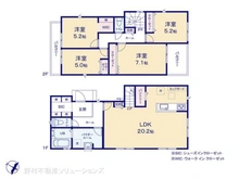 【神奈川県/横浜市金沢区長浜】横浜市金沢区長浜2丁目 新築一戸建て 間取り図