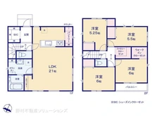 【神奈川県/横浜市金沢区富岡西】横浜市金沢区富岡西1丁目 新築一戸建て 間取り図