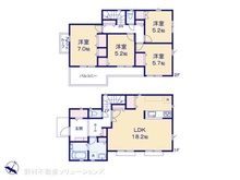 【神奈川県/横浜市金沢区富岡西】横浜市金沢区富岡西2丁目 新築一戸建て 間取り図