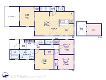【神奈川県/横浜市港南区大久保】横浜市港南区大久保3丁目 新築一戸建て 間取り図
