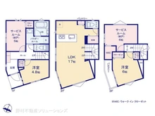 【神奈川県/横浜市港南区大久保】横浜市港南区大久保3丁目 新築一戸建て 間取り図