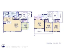 【神奈川県/横浜市磯子区杉田】横浜市磯子区杉田9丁目 新築一戸建て 間取り図