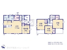 【神奈川県/横浜市金沢区富岡西】横浜市金沢区富岡西4丁目 新築一戸建て 間取り図