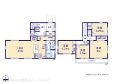 【神奈川県/横浜市金沢区東朝比奈】横浜市金沢区東朝比奈2丁目 新築一戸建て 間取り図