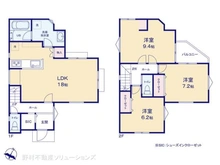 【神奈川県/横浜市港南区港南】横浜市港南区港南2丁目 新築一戸建て 間取り図
