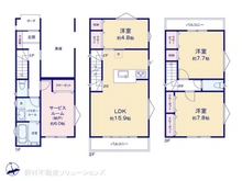 【神奈川県/横浜市栄区桂町】横浜市栄区桂町 新築一戸建て 間取り図