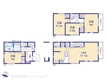 【神奈川県/鎌倉市小袋谷】鎌倉市小袋谷2丁目 新築一戸建て 間取り図