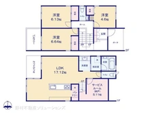 【神奈川県/鎌倉市玉縄】鎌倉市玉縄2丁目 新築一戸建て 間取り図