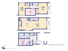 【神奈川県/鎌倉市小袋谷】鎌倉市小袋谷2丁目 新築一戸建て 間取り図