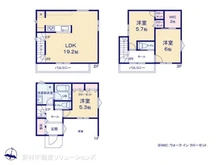 【神奈川県/横浜市港南区港南】横浜市港南区港南2丁目 新築一戸建て 間取り図