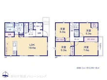 【神奈川県/横浜市港南区笹下】横浜市港南区笹下6丁目 新築一戸建て 間取り図