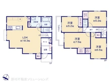 【神奈川県/横浜市栄区公田町】横浜市栄区公田町 新築一戸建て 間取り図