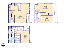 【神奈川県/鎌倉市台】鎌倉市台4丁目 新築一戸建て 間取り図