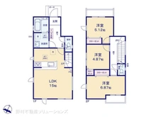 【神奈川県/横浜市港南区日限山】横浜市港南区日限山3丁目 新築一戸建て 間取り図
