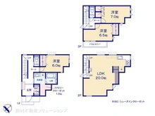 【神奈川県/横浜市港南区野庭町】横浜市港南区野庭町 新築一戸建て 間取り図