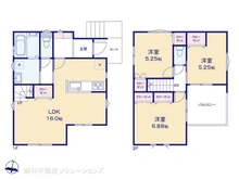 【神奈川県/横浜市栄区中野町】横浜市栄区中野町 新築一戸建て 間取り図