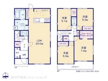 【神奈川県/横浜市磯子区洋光台】横浜市磯子区洋光台1丁目 新築一戸建て 間取り図