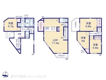 【神奈川県/鎌倉市小袋谷】鎌倉市小袋谷2丁目 新築一戸建て 間取り図