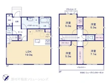 【神奈川県/横浜市港南区日野中央】横浜市港南区日野中央2丁目 新築一戸建て 間取り図
