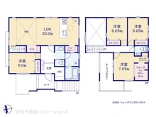 【神奈川県/横浜市磯子区栗木】横浜市磯子区栗木3丁目 新築一戸建て 間取り図