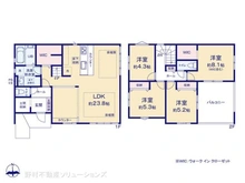 【神奈川県/横浜市栄区桂台南】横浜市栄区桂台南2丁目 新築一戸建て 間取り図