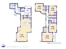 【神奈川県/鎌倉市大町】鎌倉市大町2丁目 中古一戸建て 間取り図