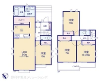 【神奈川県/横浜市磯子区洋光台】横浜市磯子区洋光台6丁目 新築一戸建て 間取り図
