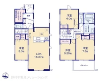【神奈川県/横浜市港南区笹下】横浜市港南区笹下5丁目 新築一戸建て 間取り図