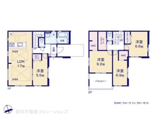 【神奈川県/横浜市栄区本郷台】横浜市栄区本郷台4丁目 新築一戸建て 間取り図