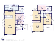 【神奈川県/横浜市磯子区田中】横浜市磯子区田中2丁目 新築一戸建て 間取り図