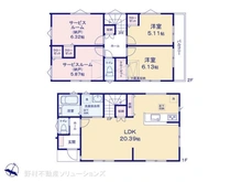 【神奈川県/横浜市磯子区洋光台】横浜市磯子区洋光台3丁目 新築一戸建て 間取り図
